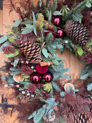 Mulled wine wreath